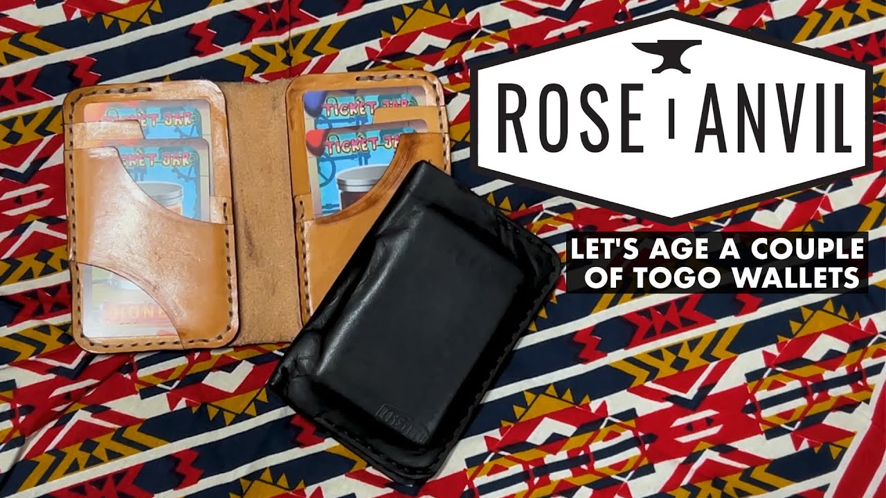 Let's Age a Couple of Rose Anvil Togo Wallets | The Start of a One Year Patina Journey