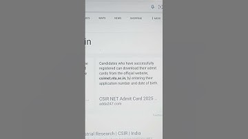 Csir net 2025 admit card released| check it| #csirnet #ugcnet #jrf #exam #university