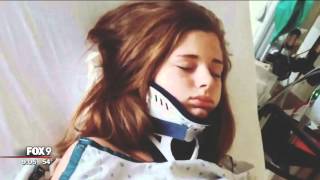 Backyard zipline accident