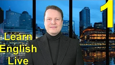 Learn English Live with Steve Ford - Lesson One