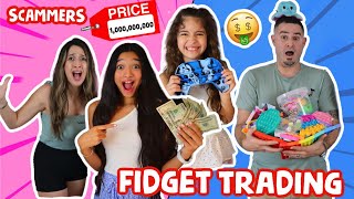 FIDGET TRADING ON A GIANT BOARD WITH A GIANT FIDGET POP IT TOY! THEY SCAMMED US!🤭😡❌ Profile