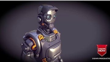 Destructible Robot - Highpoly Model 3d for c4d free downloads (file describe)