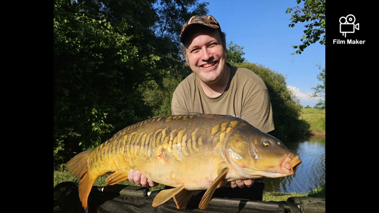 First 20 pound carp of the year at Biddlestone Pool
