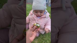 Autumn's First Easter Egg Hunt