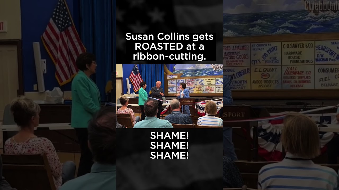 Crowd SCREAMS at Susan Collins