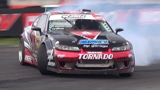 Nasser Almutairi 860HP 2JZ Nissan S15 Drift Car! - AMAZING OnBoard Turbo Sound!