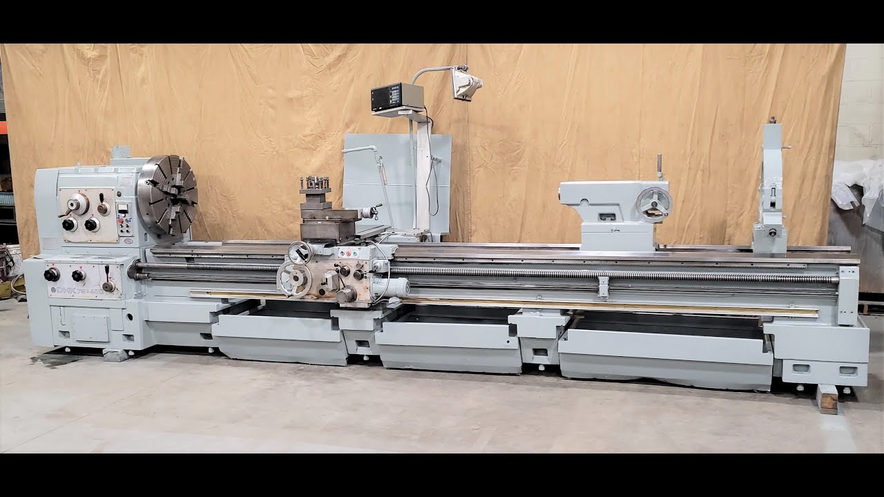 29.5” x 157” Dainichi Model DHK 75-400 Heavy Duty Gap Type Lathe 