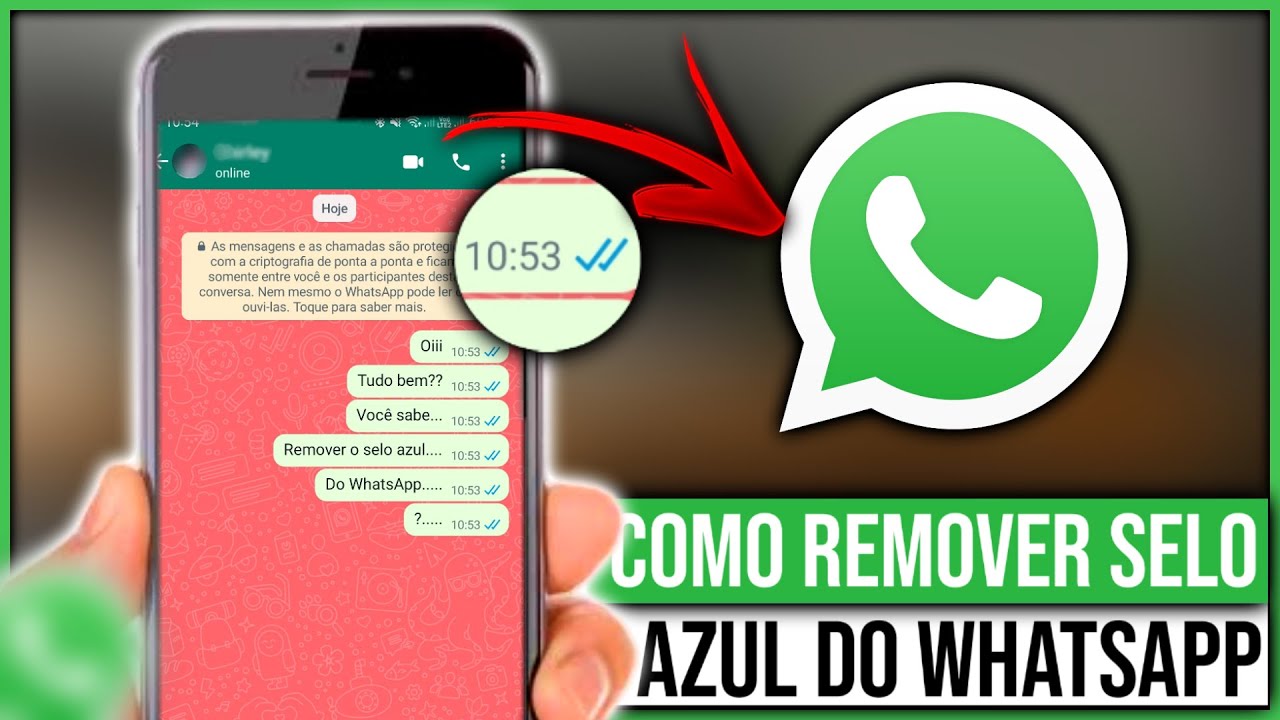 COMO TIRAR O VISTO AZUL DO WHATSAPP - YouTube