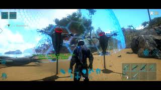 Testing the Ascendant Shoulder Auto Cannon in ARK: Ultimate Edition!