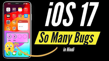iOS 17 Bugs in this Update I iOS 17 Battery and Performance in Hindi I TechnoaddictsIndia