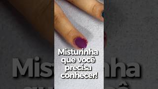 Misturinha de esmalte com esmalterapia #esmalte #unhas