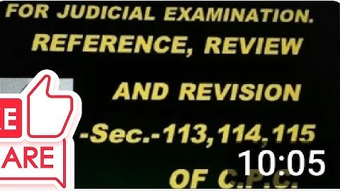 REFERENCE, REVIEW, REVISION//SEC.113,114,115 OF C.P.C.