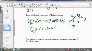 phys101 screencasts ch3 021 projectile motion gone in 60 seconds