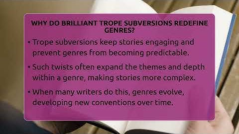 Why Do Brilliant Trope Subversions Redefine Genres? - The Prose Path