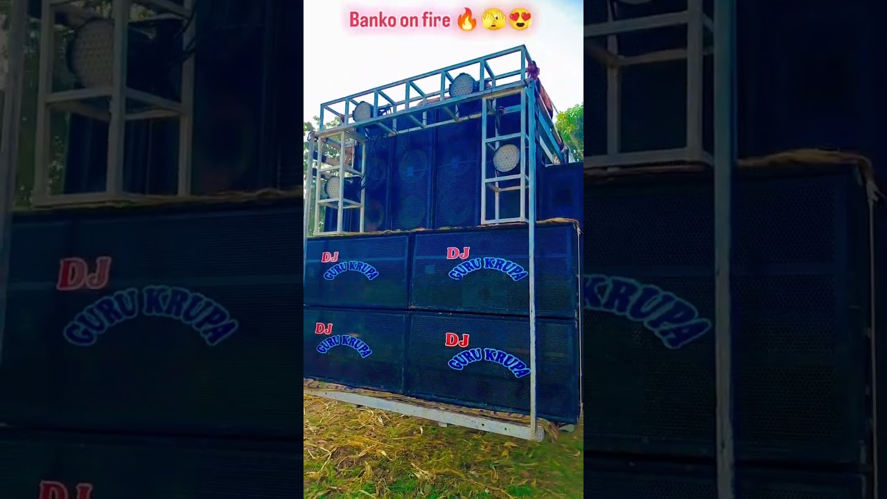 Banko on fire GURU KRUPA DJ setup ready 🔥🫣