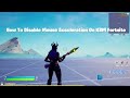 How To Disable / Remove Mouse Acceleration In Fortnite Console KBM ( PS4 Only )