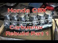 Honda CBX Restoration - Part 41 - Carburetor Rebuild & Installation Part 1