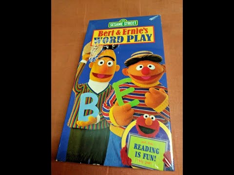 Sesame Street: Bert and Ernie's Word Play (2002) Full VHS - Reversed!