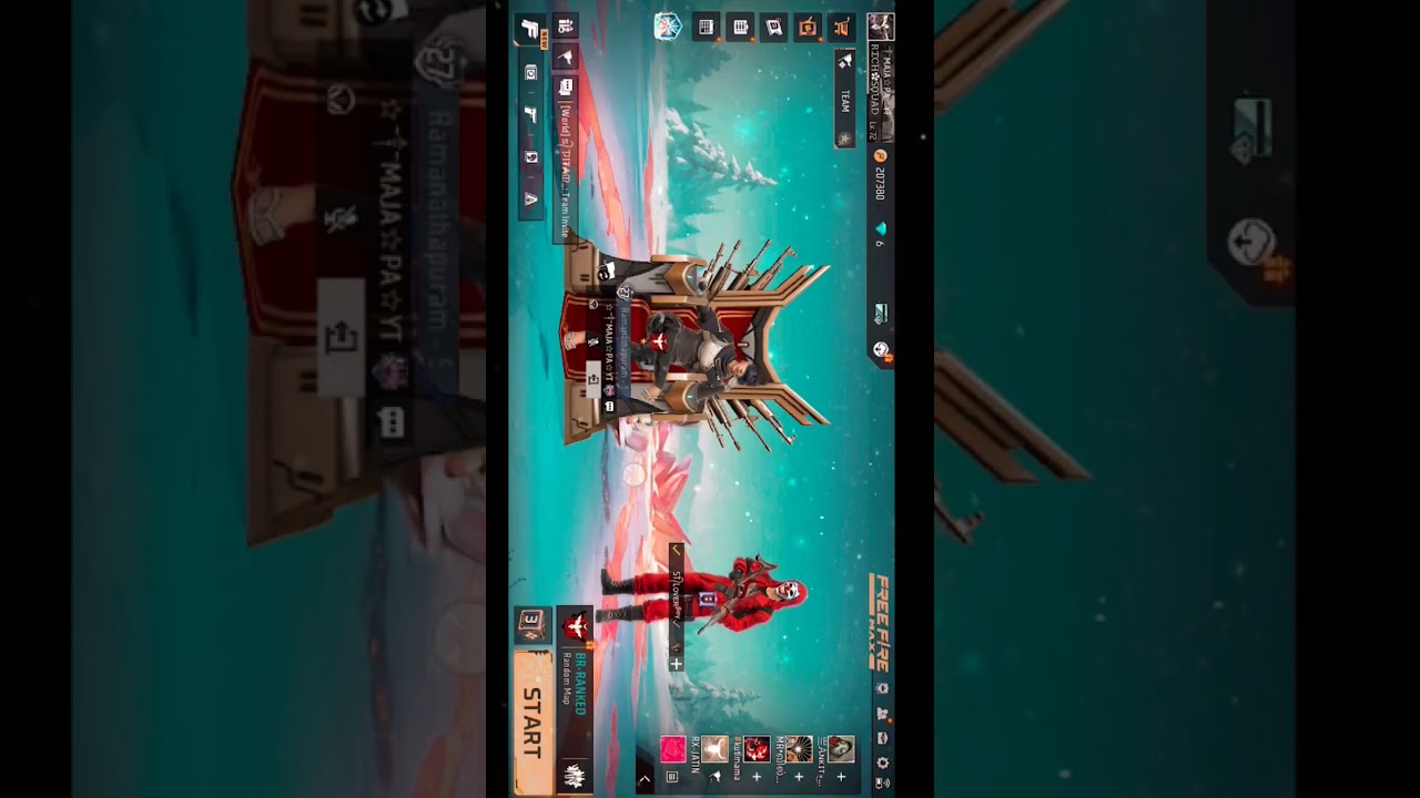 start video free fire maja ma YT 🤫🗡️😈