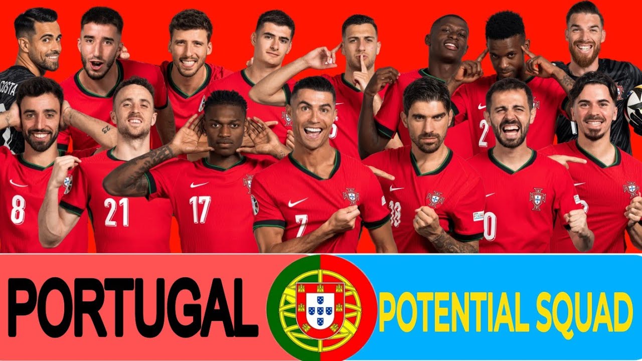 Portugal Potential Squad 2025 | Players Name Age Position Market Value | Portugal