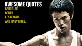 10 Minutes Of Awesome Quotes including Bruce Lee, Yoda, Oprah, Goethe, Les Brown and many more! screenshot 5