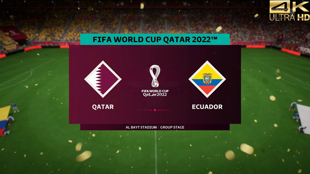 FIFA 23 World Cup QATAR 2022 - Qatar vs. Ecuador [4K ULTRA HD | GODLIKE QUALITY]