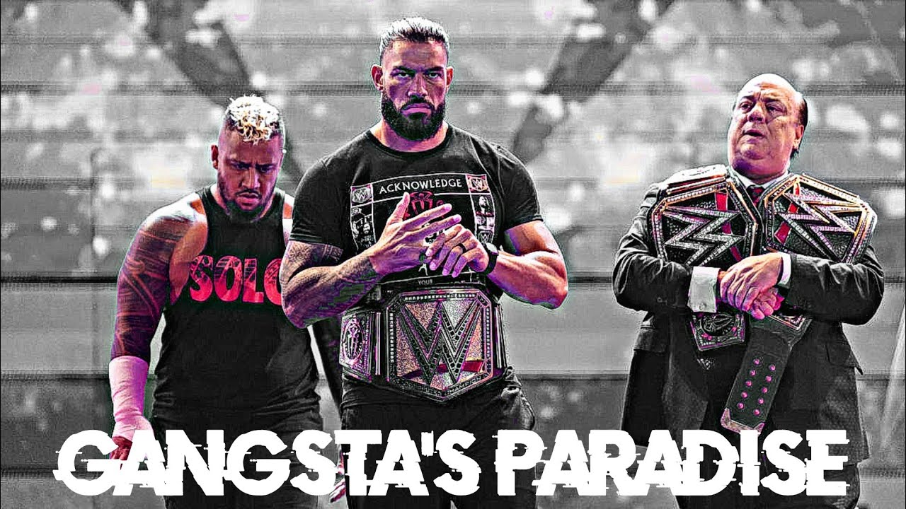 GANGSTAS PARADISE  Ft Roman Reigns  WhatsApp Status  Wrestle Editz