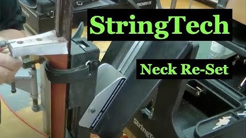 Acoustic Guitar Neck Re-set @StringTechWorkstations