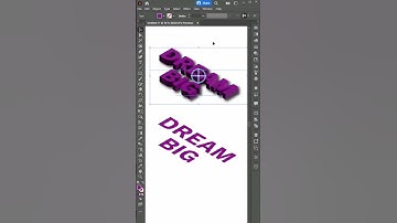Create 3D Typography Effect in Adobe Illustrator cc Tutorial  #shorts #Illustrator