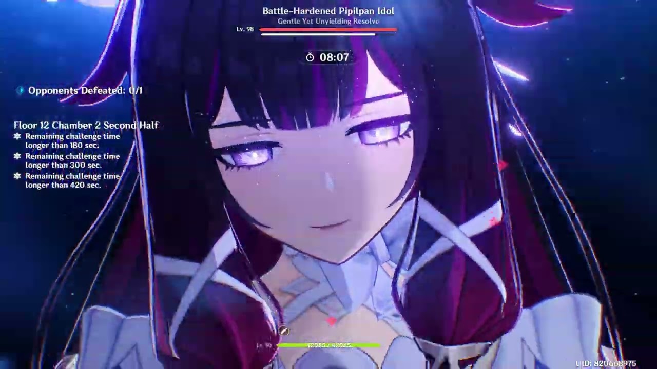 Keqing Aggravate | Mona lunar charged Abyss Luna 4