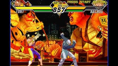 nullDC 1.0.3 - Capcom vs. SNK 2 - Millonaire Fighting 2001 - Dreamcast Emulator