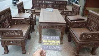Trường kỷ 8 thứ, mẫu Huế tinh xảo đây , mã B8, , đồ gỗ đức hiền
