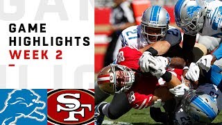 Lions vs. 49ers Week 2 Highlights | NFL 2018