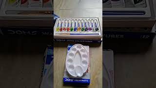 Unboxing my tubes colours and soft pastels 36 shades| Harshita #shorts screenshot 2