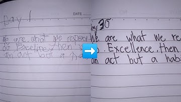 learning to write with my left hand in 30 days