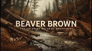 Beaver Brown The Color of Engineering, Survival, and Natural Construction