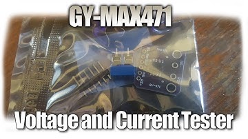 Arduino GY-MAX471 Module for Voltage Current Watts Testing ICstation