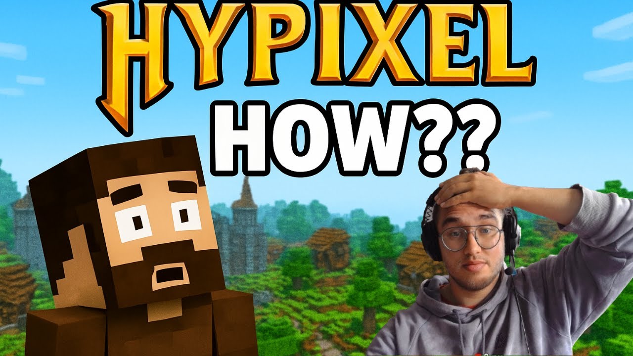 My First Time on HYPIXEL… HOW Is This Even Possible?? 🤯 Minecraft multi ...