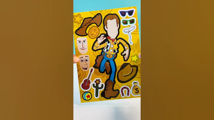 Disney TOY STORY 4 Movie DIY Make a Face Stickers #toystory4