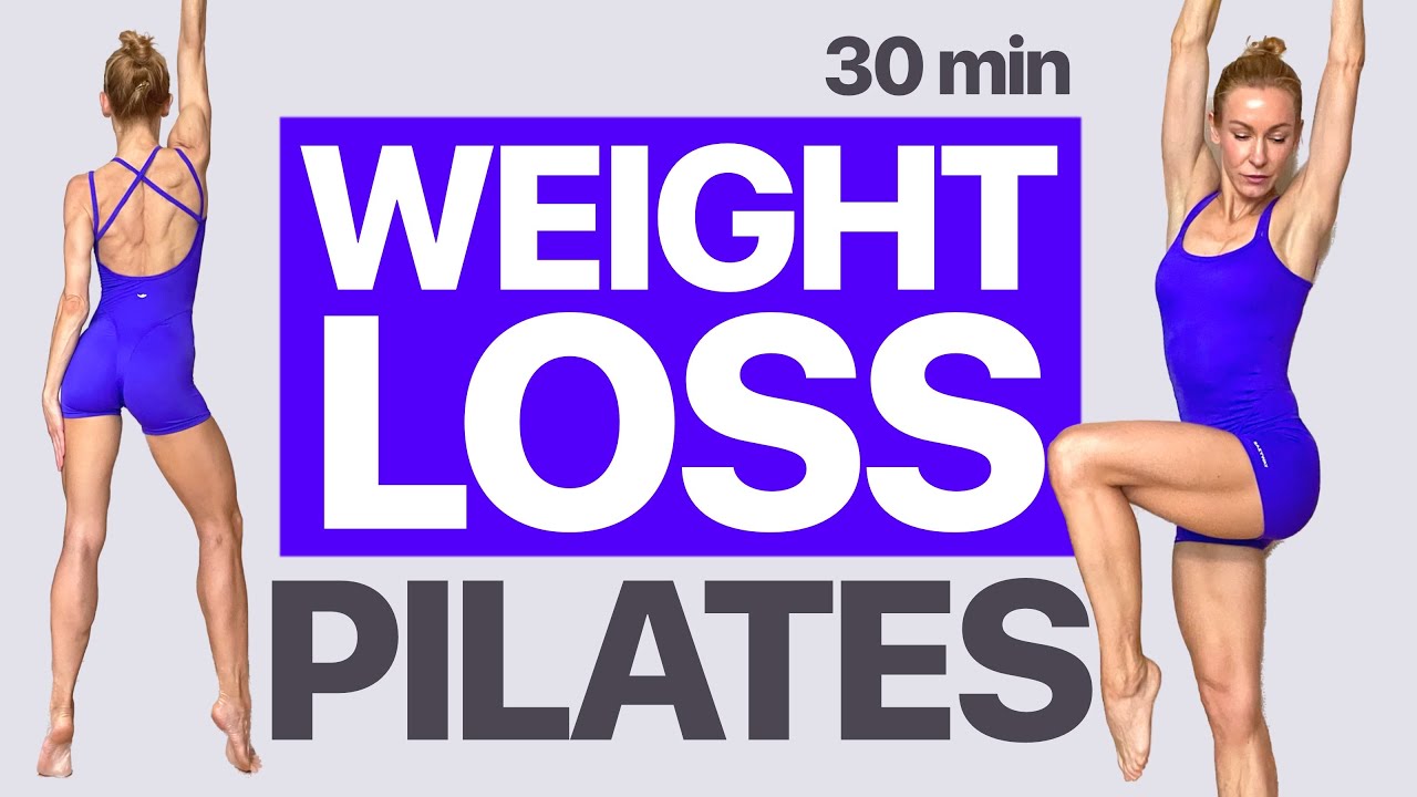 30 MIN FULL BODY WEIGHT LOSS PILATES WORKOUT | At Home (No Equipment ...