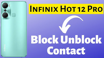 infinix hot 12 Pro Blacklist setting / how to remove blacklist number infinix hot 12 Pro