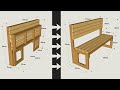 HOW TO MAKE A SIMPLE FOLDING BENCH STEP BY STEP