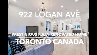 922 Logan Ave | Stunning Renovated Home In Playter Estates | Toronto Real Estate Agent Karen Law