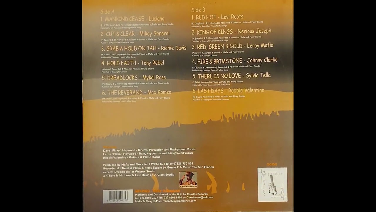 Leroy Mafia - Red Gold & Green - 2K2 - Roots & Culture Vol4 - TOPDON SELECTIONS