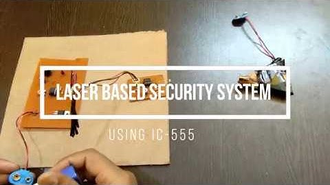 home security system in 1$ | laser security system using ic 555 (PART-1)