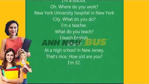 Lesson 14 Introducing A Friend |Small Talks | Anh Ngữ BUS