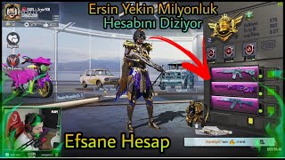 Ersin Yekin Milyonluk Hesabını Diziyor Efsane Hesap Tanıtımı Pubg Mobile