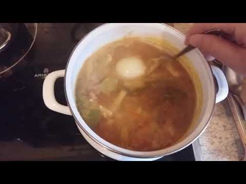 Рыбный суп с пшеном и красной рыбой