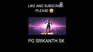 Pg Srikanth Sk Youtube Channel Video Like And Subscribe Please Free Fire Video And Subscribe Please