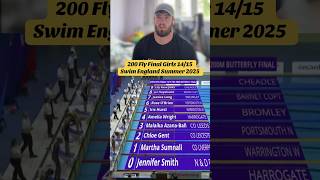 200m Butterfly Final 🦋🔥 | Girls 14/15 | Swim England Summer Meet 2025 #Butterfly #SwimFast